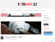 Tablet Screenshot of fotorady.cz